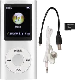 MP3 Speler - Bluetooth - Incl. 32GB SD Kaart - USB - Shuffle - Incl. Oordopjes - Voice recorder - Dictafoon - Draagbaar - Ideaal voor Sport, Kinderen en Volwassenen - wit — thumbnail 1