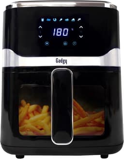 Heteluchtfriteuse met Zichtraam 5L - XXL Airfryer 1400W - Digitale Touchscreen — thumbnail 1