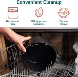 Heteluchtfriteuse XL 4.7 L met 100 Recepten en Accessoireset — thumbnail 4