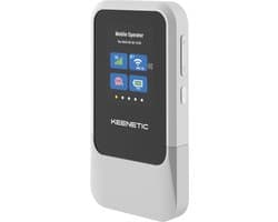 Keenetic Roamer 5G – Mobiele 5G Router – WiFi 6 Hotspot – 4000 mAh Batterij – Unlocked – Display – KN-5210