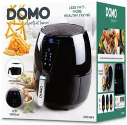 DOMO DO532FR Airfryer XL - Heteluchtfriteuse - LCD display - 4L - PFAS-vrij - Zwart — thumbnail 9