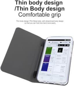 E-Reader - E-Book Reader - Draagbare Lezer - Touchscreen E-Reader - Kleurenscherm E-Reader - Oogvriendelijk Lezen - E-Reader Met Stylus - E-Reader Met Muziekfunctie - 5 Inch - 16GB - WiFi Bluetooth FM - Met Accessoires - Zwart — thumbnail 4