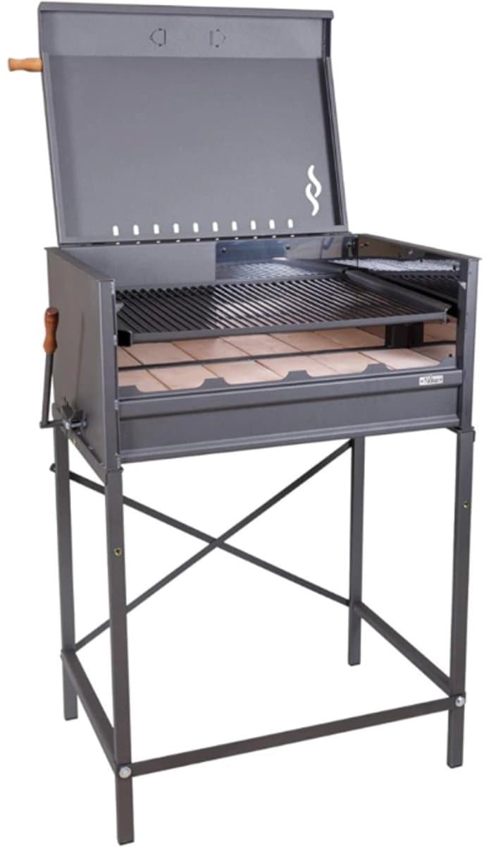Nuke Pampa Outdoor Argentinian Grill – Stalen Gaucho BBQ met 123 kg Onderstel – 31" Grilloppervlak (ca. 1230 cm²) — afbeelding 1