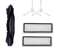 Geschikt voor Vervangende onderdelen Accessoires Kit Compatibel met 360 S5 S7 Robotstofzuiger- 1 Hoofdrolborstel 2 Zijborstels 2 HEPA-filters-Stofzuigeraccessoires
