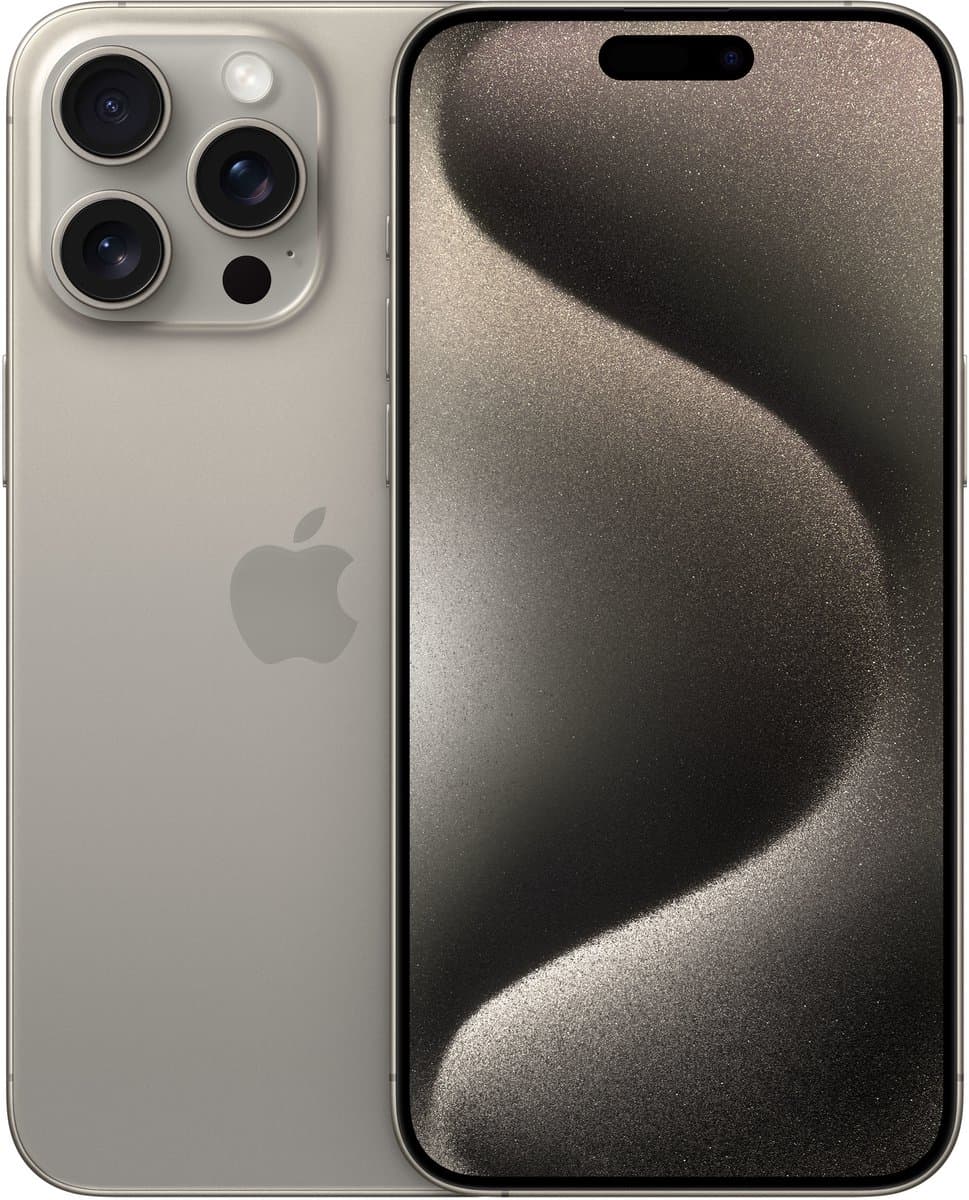 Apple iPhone 15 Pro Max 17 cm (6.7") Dual SIM iOS 17 5G USB Type-C 1 TB Titanium — afbeelding 1