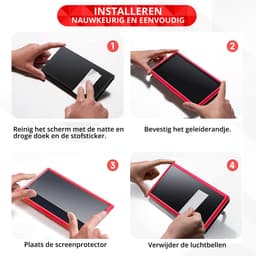 3X Screen protector - Screenprotector Geschikt voor Nintendo Switch 2 - 9H Tempered Glass - Beschermglas - Glasplaatje - Dock Friendly - Met Installatiekit — thumbnail 2