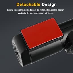 Dashcam - Frontcamera - Autocamera - 1080P - WiFi - Autodashcam - Met 0,96 inch minischerm - Met SD-kaart - Parkeerbewaking - Nachtzicht - 140° groothoek - App-bediening - G-sensor - Eenvoudig te installeren - Zwart — thumbnail 4