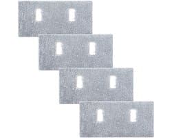 Dweildoekjes - 4 Stuks - Dweildoeken Geschikt voor Olvy Steelstofzuiger A10 - Microvezel - Wasbaar en Herbruikbaar - Vloerreiniging