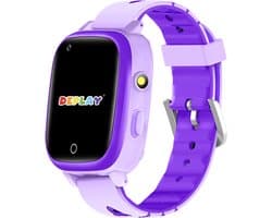 DEPLAY 4G KidsWatch Hero - GPS Horloge Kind - Smartwatch Kinderen - Kinderhorloge - Smartwatch Kind - Kinder Smartwatch - Paars