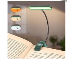 RFWR® Oplaadbare Leeslamp met 19 LED's en 3 Kleurtemperaturen - Flexibele Boeklamp voor Lezers