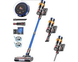 DailySupplies® Stofzuiger Draadloos - Steelstofzuiger Snoerloos - Tapijtreiniger