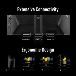 ASUS TUF Gaming VG279QML5A - FHD Fast IPS Gaming Monitor - 240Hz - 0.3ms - G-Sync Compatible - 27 Inch — thumbnail 12