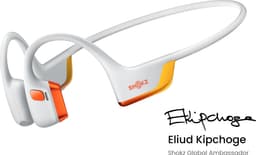 Shokz OpenRun Pro 2 EK Open-ear Sporthoofdtelefoon – Bone Conduction – IP55 water- en zweetbestendigheid – Eliud Kipchoge Edition – Oranje/Wi — thumbnail 1