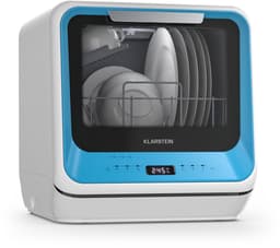 Klarstein Vaatwasser Amazonia Mini - Compact Aanrechtblad, 7 Programma's, 5L Tank of Directe Aansluiting, Energie-efficiëntieklasse D, Stil 58dB, Digitaal Display, Draagbaar Tafelblad voor Kleine Keukens, Blauw - Mini-Vaatwasser - voor Keuken — thumbnail 11