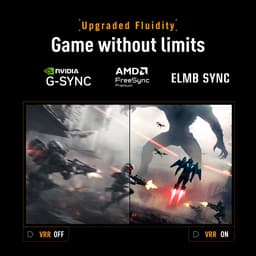 ASUS TUF Gaming VG27AQM5A - QHD Fast IPS Gaming Monitor - 300Hz - 0.3ms - G-Sync Compatible - 27 Inch — thumbnail 4