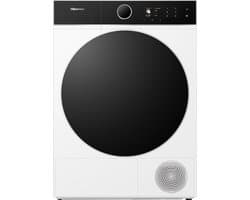 Hisense DH5I804BWCD Wasdroger - Wit - 8kg - C-klasse - ConnectLife - iCare - iDry - Trommelverlichting - RVS - NightDry - Smart Link - Omkeerbare deur