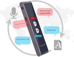 Vertaler Spraak Apparaat Alle Talen - Vertaalcomputer - Real-time Gesprekken En Fotovertaling - 1 Stuk - Reizen En Zaken Zwart — thumbnail 5