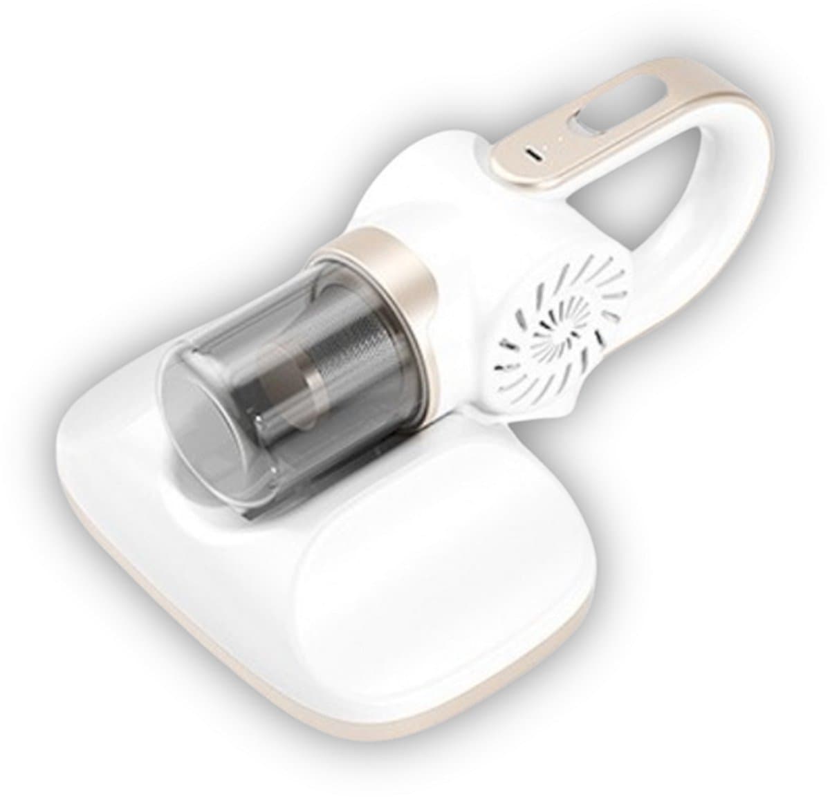 Purgato Draadloze Stofzuiger 4-in-1 - UV-C Sterilisatie - 11 kPa - 2000 mAh - Oplaadbaar - Wit/Goud — afbeelding 1