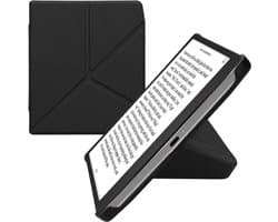 kwmobile e-reader hoesje geschikt voor Pocketbook Era / Era Color hoes - Ereader flip case met standaard - E reader cover van kunstleer - In zwart