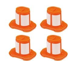 4 stuks filters geschikt voor Black+Decker HHVK320J- HHVK320J10 -HHVK320JZ01- HHVK515J- HHVK515JP -HHVK515JP07 -HHVK515J00FF -HHVK415B01 handstofzuiger reserveonderdelen accessoires vervangingsfilter wasbaar