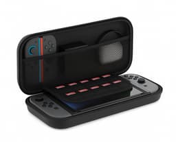 George Napoli Case geschikt voor Nintendo Switch 2 - Met opbergvak voor 10 games - Hoes geschikt voor Nintendo Switch 2 - Accessoires geschikt voor Nintendo Switch 2 - Zwart — thumbnail 1