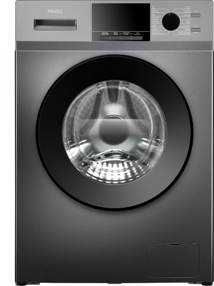 Frilec KOBLENZ9314WA-342 - Wasmachine - A Label-20% - 9 Kilo - 5 Jaar Garantie - Grijs — afbeelding 1