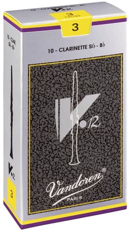 Vandoren V12 Bb-Klarinette 2,5 doos met 10 rieten - Riet voor Bb klarinet (Frans) — thumbnail 2