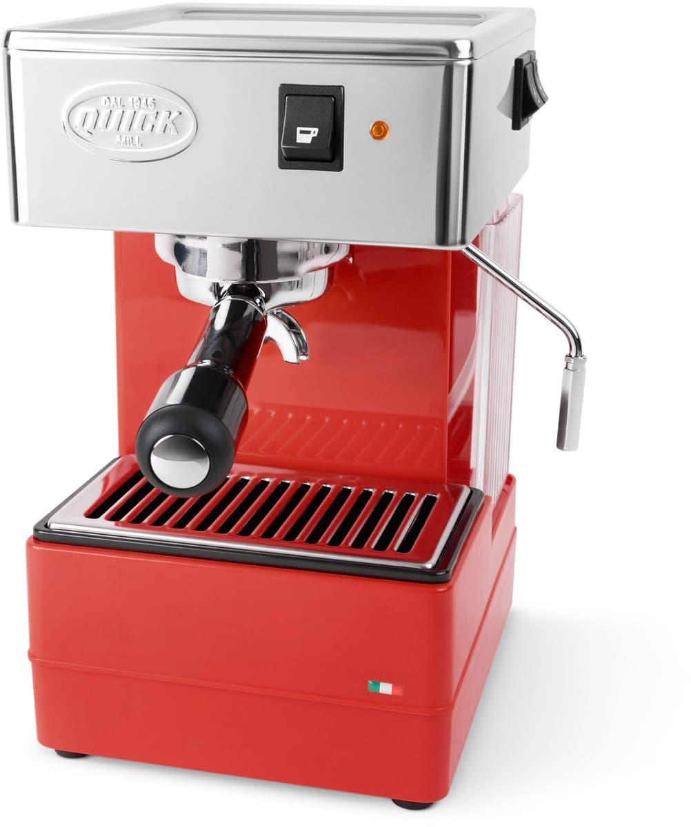 Quickmill 820 - Pistonmachine - Rood — afbeelding 1