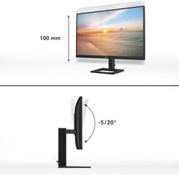 Philips 27E1N1900AE - 4K IPS Monitor - USB-C 65w - Verstelbaar - 27 inch — thumbnail 6