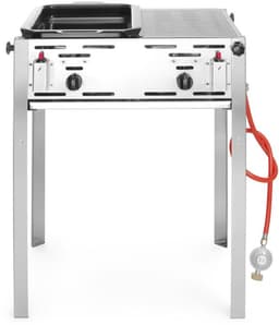 HENDI Roast-Master Maxi – krachtige gasbarbecue – 11,6 kW – roestvast staal – 650x540x840 mm — thumbnail 4