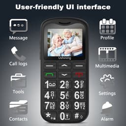 Viatel Nieuw 2025 Rugged Flip Telefoon – Dual SIM, SOS Knop, 3G, 2.4” Scherm, Lange Batterijduur – Senior & Outdoor Mobiele Telefoon — thumbnail 4