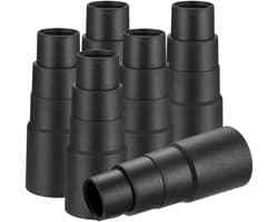 6x Stofzuigeradapter met 4 lagen - 25-42 mm - Slangadapter Universeel - Adapter - Aansluitstuk voor elektrisch gereedschap - Universele adapter voor stofafzuiging - Voor aansluiting op de stofzuigerslang - Geschikt voor Bosch, Makita, Kärcher