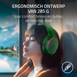 Razer Barracuda X Chroma - Draadloze Gaming Headset - Bluetooth/2.4Ghz - Phantom Green Edition — thumbnail 5