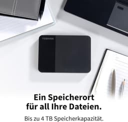 RFWR® Externe harde schijf 2000 GB zwart — thumbnail 3