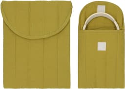 kwmobile Tas voor Headset / Overear headphone Hoofdtelefoon – Zachte Headset Beschermhoes van Stof – Opbergtas voor Accessoires – Cover in groen — thumbnail 1