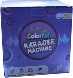 Karaoke Set - 2 Microfoons - Draagbaar - Bluetooth - Telefoonhouder - Roze — thumbnail 2