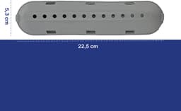 Multaparts® trommelrib set van 3 stuks geschikt voor Ariston / Indesit / Whirlpool | Alternatief voor C00064789, C00268109, C00533119, C00799111, 482000023096 — thumbnail 6