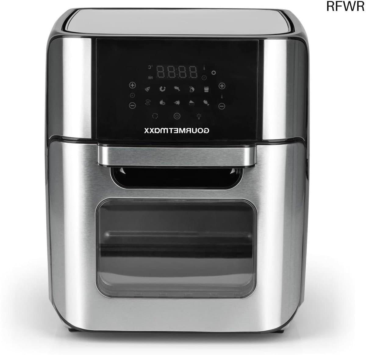 RFWR® Digitale Heteluchtfriteuse 12L | XXL Roestvrijstalen Oven met 10 Programma's | Energiezuinig & Vetarm Frituren — afbeelding 1