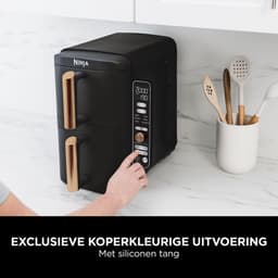 RFWR® Dubbele Lades Airfryer XL met 9,5L Inhoud - Ruimtebesparend Ontwerp voor 8 Porties — thumbnail 2