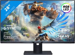 RAIDER 144Hz 4K ULTRA GAMING - 28 inch - 144Hz - 0.5 ms - 3840x2160 - 120Hz en 4K op PS5 Xbox series X/S - Zwart — thumbnail 1