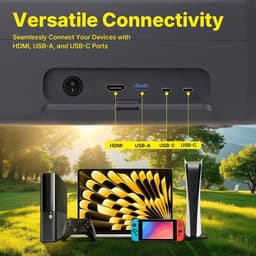 Mobile Pixels Pixcase - Draagbare Gamingmonitor - 27 inch Monitor - FHD - 60hz - 6ms - Touchscreen - Android 13 - Draagbaar Beeldscherm - Draagbare Monitor — thumbnail 3