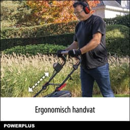 Powerplus elektrische grasmaaier POWPG10240 - 1800 W, 460 mm Ø grasmachine, tuintoestel, met grasopvangsysteem, mulchen en achteruitworp — thumbnail 3