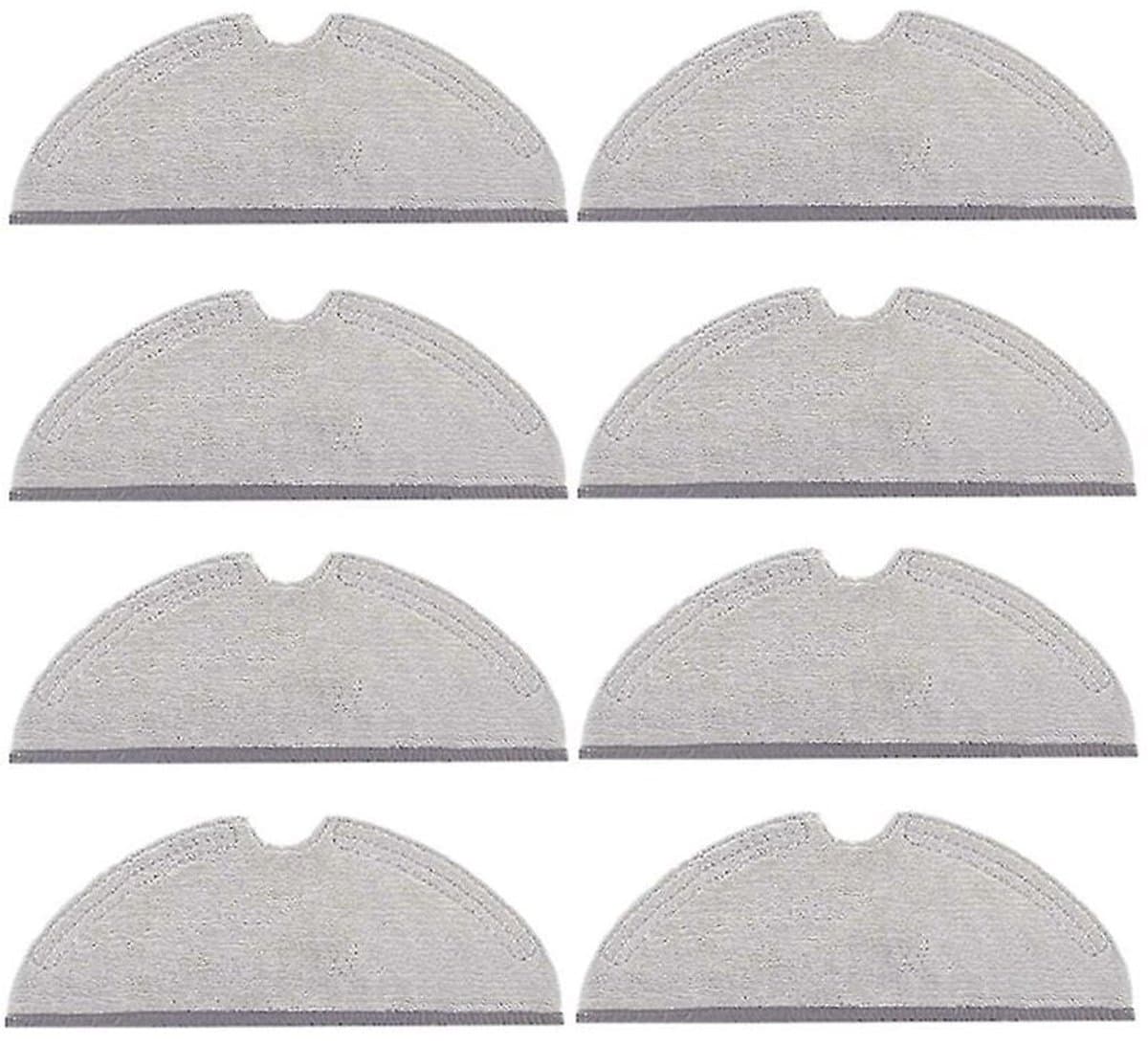 Dweil - 8 Stuks - Dweildoek - Vervangende Onderdelen Voor Dweilen - Vervangende Accessoires Geschikt voor De Xiaomi Roborock S5, S50, S51, S55, S6, S6 Maxv, S5 Max, Q7 Max / Q7 Max+ Veegmachines — afbeelding 1