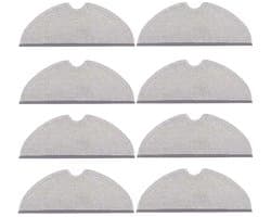 Dweil - 8 Stuks - Dweildoek - Vervangende Onderdelen Voor Dweilen - Vervangende Accessoires Geschikt voor De Xiaomi Roborock S5, S50, S51, S55, S6, S6 Maxv, S5 Max, Q7 Max / Q7 Max+ Veegmachines