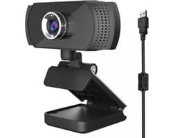 USB Webcam 720P HD – Met Ruisonderdrukking Microfoon – Plug & Play – PC Camera – Voor Laptop en Desktop