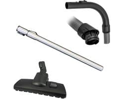 Multaparts® hulpstukken set geschikt voor Miele Complete C3 / S6 / S8 (check type): combi zuigmond, complete stofzuigerslang, telescoop zuigbuis | Vervang alle hulpstukken in 1 keer | Hoge kwaliteit alternatieve onderdelen voor een set-prijs