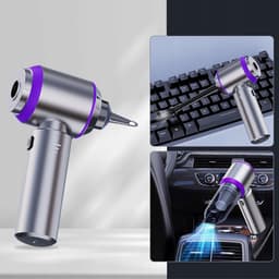 Auto Stofzuiger - Draadloze 4-in-1 Handstofzuiger - Kruimelzuiger - Mini Stofzuiger - 16000 Pa Zuigkracht - 6000mAh & Oplaadbaar - Met HEPA Filter & Accessoires - Voor Auto, Huis & Kantoor — thumbnail 4