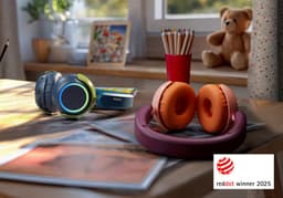 PHILIPS TAK4200MP 4200-serie On Ear draadloze opvouwbare hoofdtelefoon voor kinderen - 45 uur afspeeltijd, beperkt volume, Audio delen, laadkabel meegeleverd - Ambiant verlichting - Magenta Paars — thumbnail 5