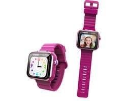 VTech smartwatch KidiZoom Max donker roze - educatief kinderspeelgoed.