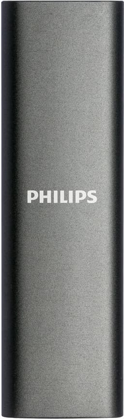 Philips Draagbare externe SSD — 2TB — Ultra Slim SATA Ultra Speed — USB-C – USB — leessnelheid tot 550 MB/s — schrijfsnelheid tot 550 MB/s — Aluminium — thumbnail 3